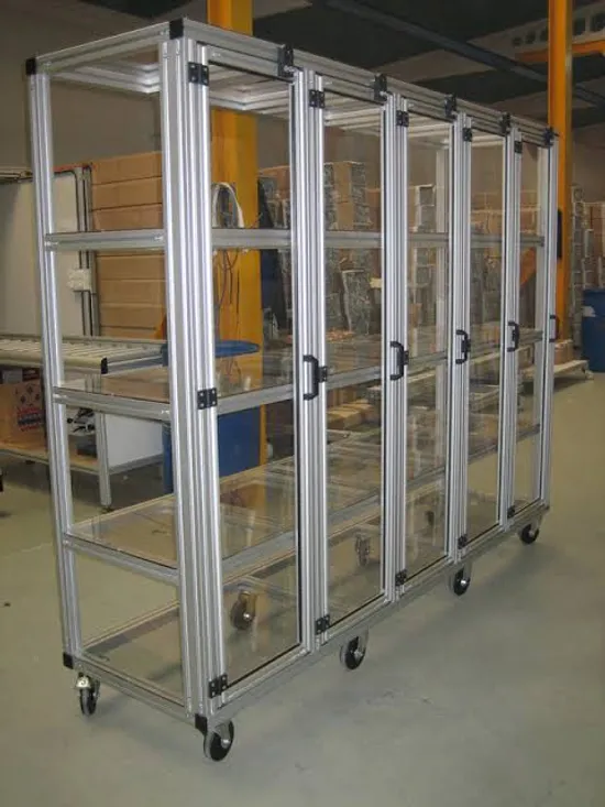 Estructuras de perfil de aluminio o PTR